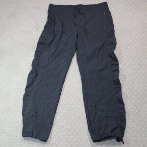 bcg Women's XL Black Polyester Drawstring Waist Cinch Ankle Exercise Pants